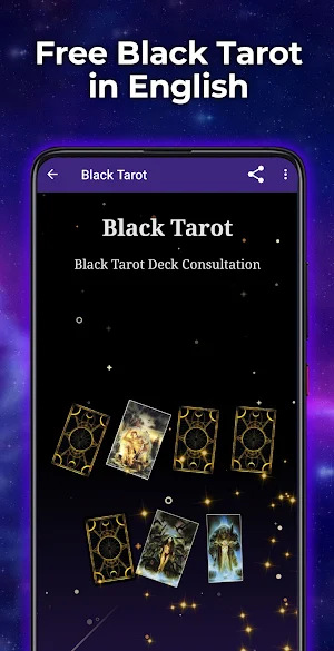 Black Tarot in English Screenshot 0