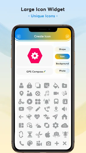 Icon Changer - Big Icon Widget Screenshot 3