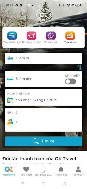 OK TRAVEL Screenshot 1