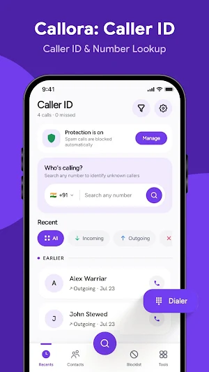 Callora: Caller ID & Lookup Screenshot 0