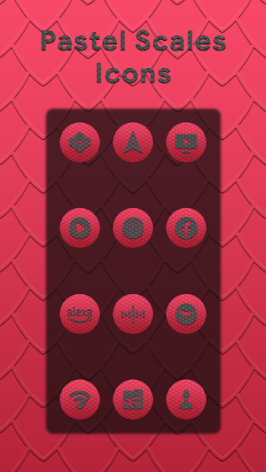 Scales Gray On Red Icons Screenshot 3