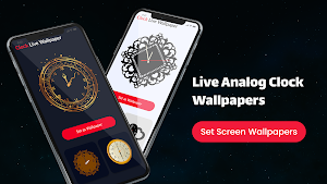 Clock Live Wallpaper 3D Analog Screenshot 0