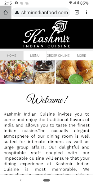 Kashmir Indian Cuisine Screenshot 2