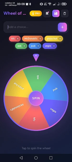 Wheel of Choices Screenshot 0