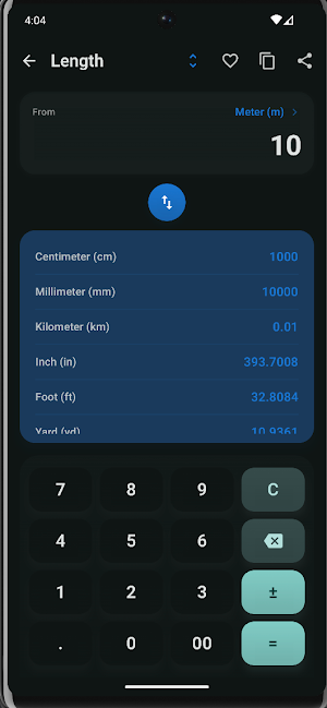 Universal Unit Converter Screenshot 2