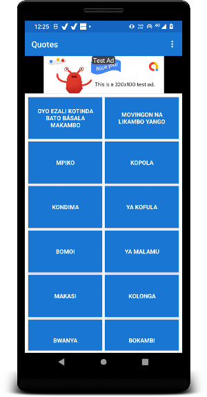 Inspirational Quotes Lingala Screenshot 0