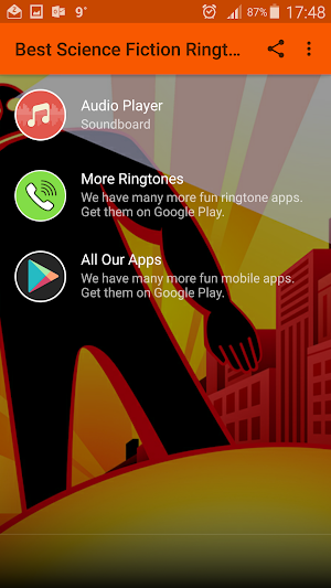 Best Science Fiction Ringtones Screenshot 0