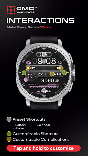 OMG 426 - Digital Watch Face Screenshot 2
