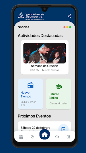 Adventistas Central Bolivia Screenshot 0
