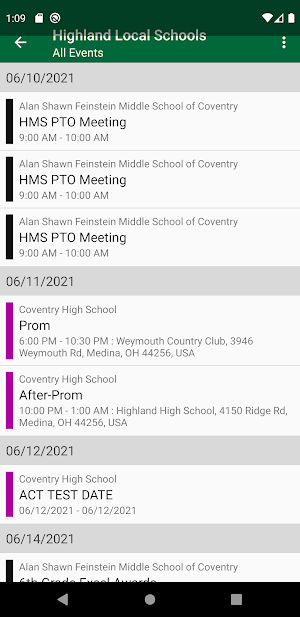 Highland Local Schools Screenshot 3