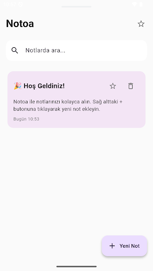 Notoa - Hızlı ve Kolay Not Al Screenshot 2