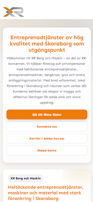 XR Berg och Maskin Screenshot 3