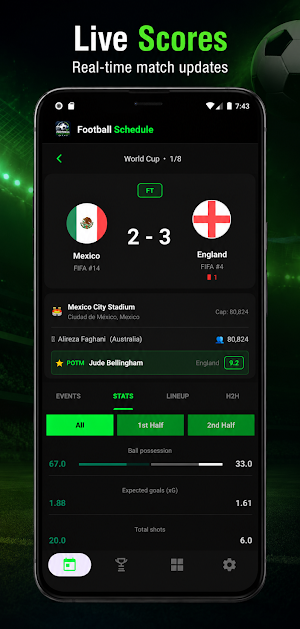 Football Schedule & Scores Screenshot 1