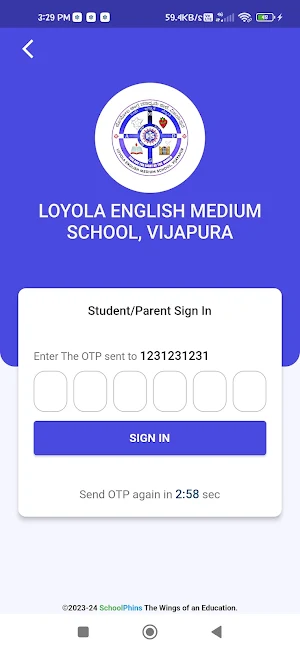 LOYOLA ENGLISH MEDIUM SCHOOL Screenshot 1