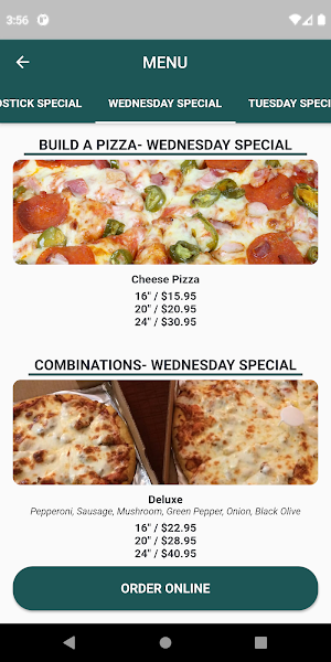 Massimo’s Pizzeria Screenshot 2