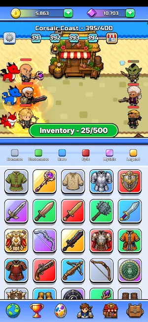 Loot Guild: Idle RPG Screenshot 2