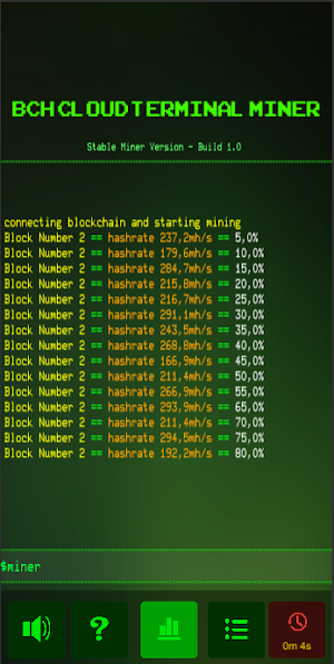 BCH TERMINAL CLOUD MINER Screenshot 2