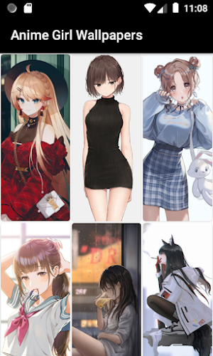 Anime Wallpaper Girl Cute 2022 Screenshot 0