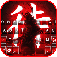 Red Samurai Keyboard Background