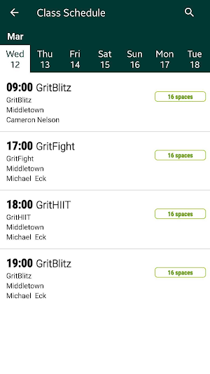 GritFit. Screenshot 3