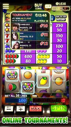 Free Slots 🔔 Fruit & Bells Screenshot 3