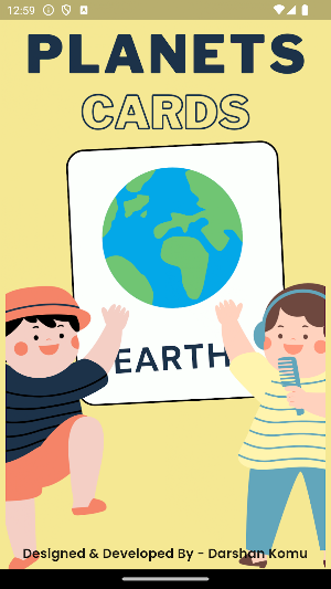 Planets Flashcards For Kids Screenshot 0