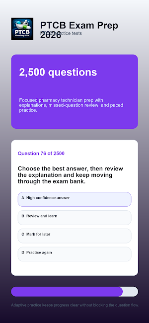 PTCB 2026 Prep Pro Screenshot 3