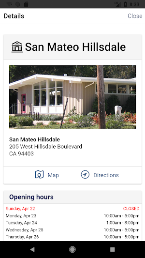San Mateo City Library Screenshot 2
