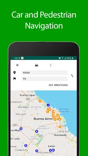 Buenos Aires Offline Map and Travel Guide Screenshot 1