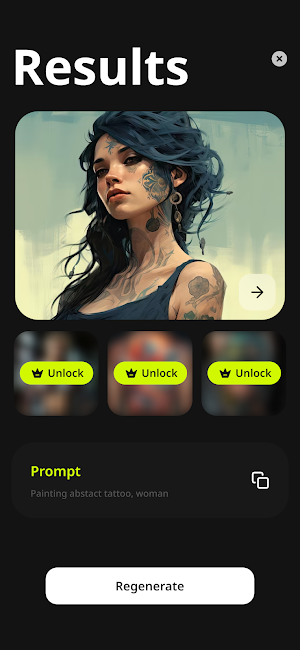 Tattoo AI - Tattoo Generator Screenshot 2