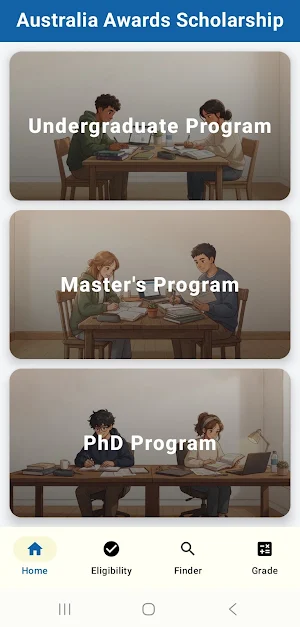Australia Awards Scholarship Screenshot 0