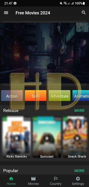 Watch HD Movies- Moviebox 2024 Screenshot 0