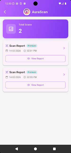 Find Aura Scan Screenshot 2