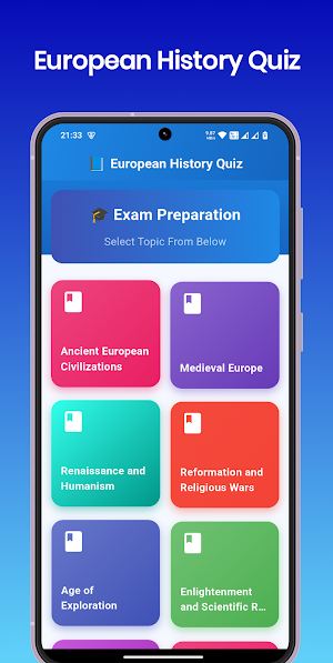European History Quiz Screenshot 0