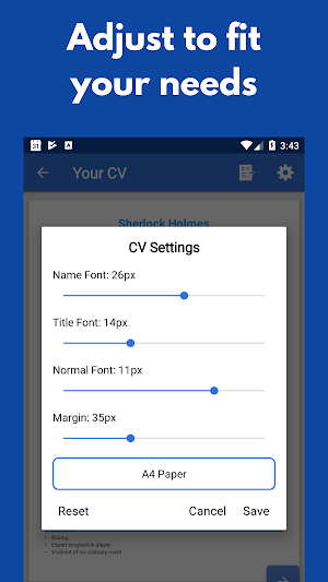 CV Engineer: Resume Builder App, Free PDF CV Maker screenshot 7