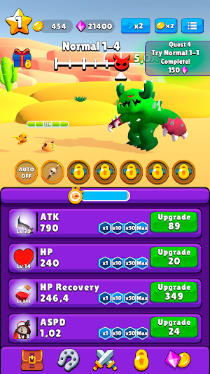 Slime Adventure: Idle Quest Screenshot 2