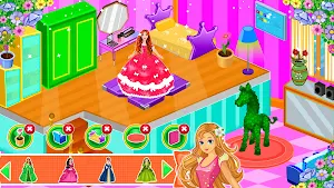 Royal Princess Room Makeover: Doll House Decor Screenshot 0