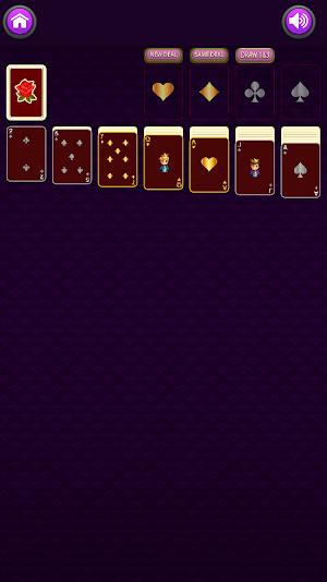 Rummy Rose Solitaire Screenshot 1