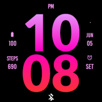 Big Rose Pink Watch Face