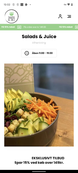 Salads & Juice Screenshot 0