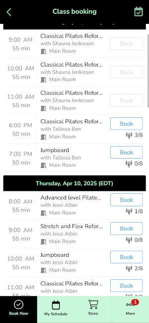 Eden Pilates Screenshot 1