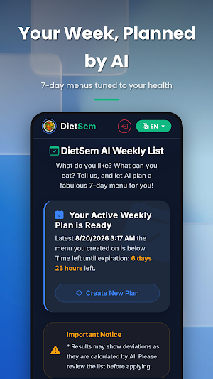 DietSem – AI Diet & Nutrition Screenshot 3