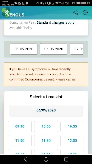 Zamtel eHealth Mobile Applicat Screenshot 0