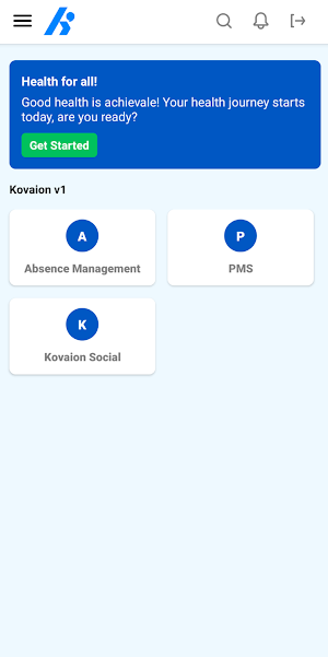 Kovaion Mobile HRMS Screenshot 2