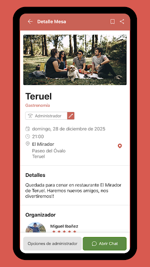 FriendTables Screenshot 1