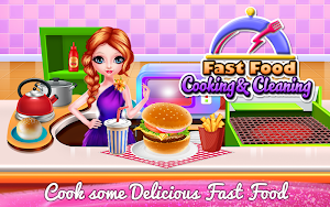 Fast Food Cooking and Cleaning Screenshot 2