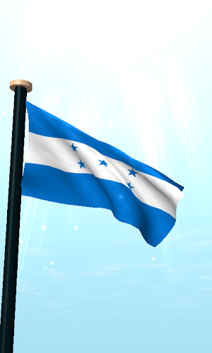 Honduras Flag 3D Free Screenshot 1