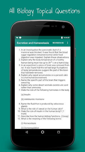 KCSE Biology Form 1 - 4 (Notes + Topical + Papers) Screenshot 1