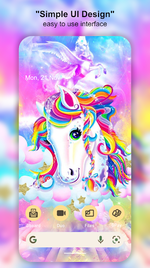 Glitter Unicorn Wallpaper HD Screenshot 3