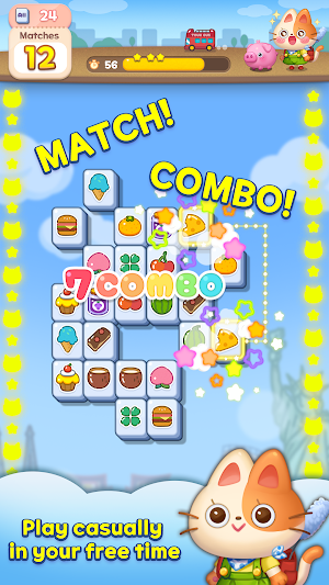 Neko Tile Match Screenshot 1